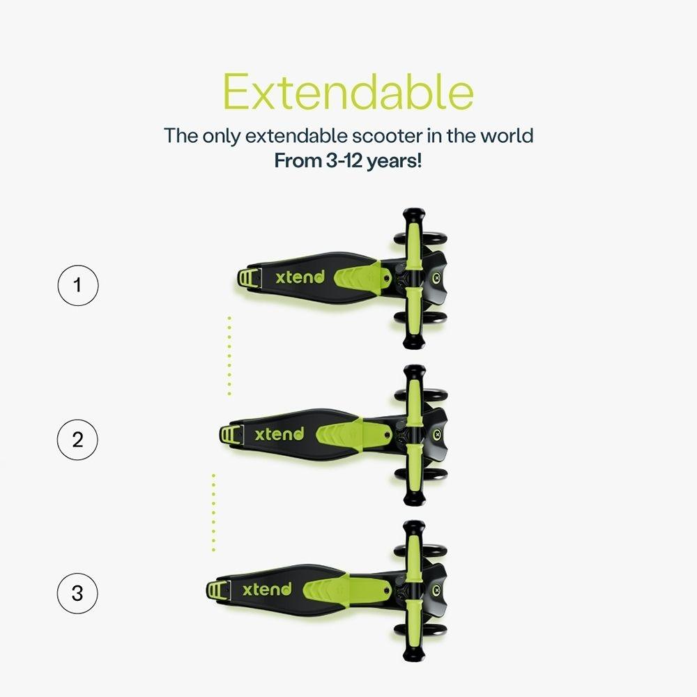 PATINETE SMARTRIKE XTEND VERDE LIMA ST1202