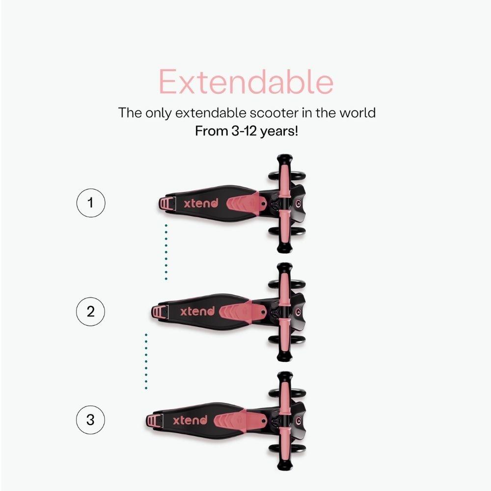 PATINETE SMARTRIKE XTEND SCOOTER-RIDE ON SALMÓN ST1306