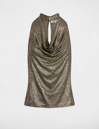 TOP CUELLO DRAPEADO MORGAN 252-DREA