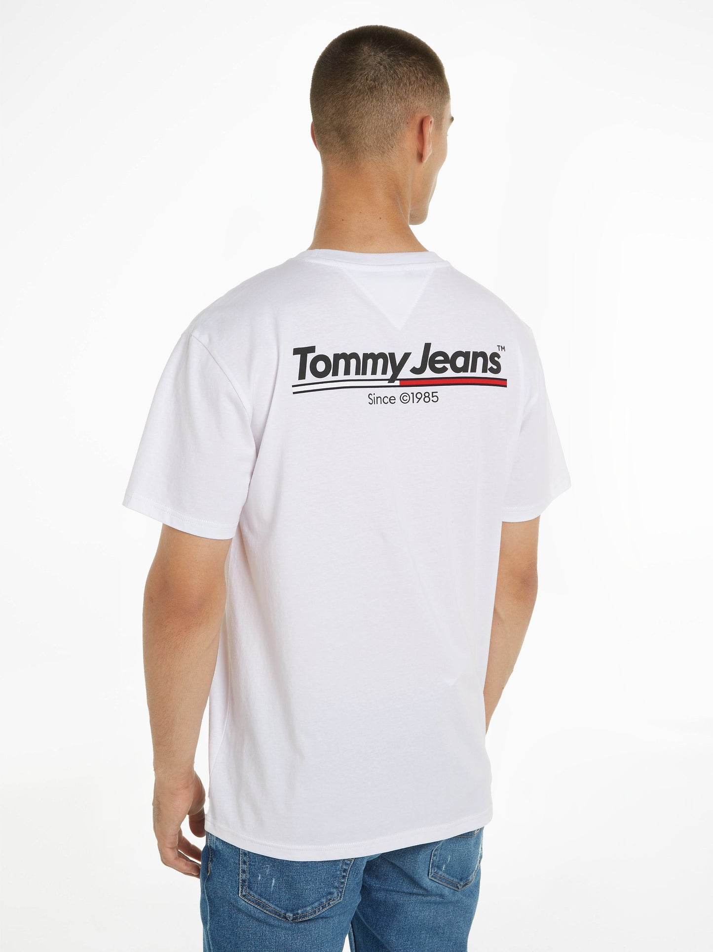 CAMISETA BLANCA TOMMY JEANS DM0DM18590 YBR