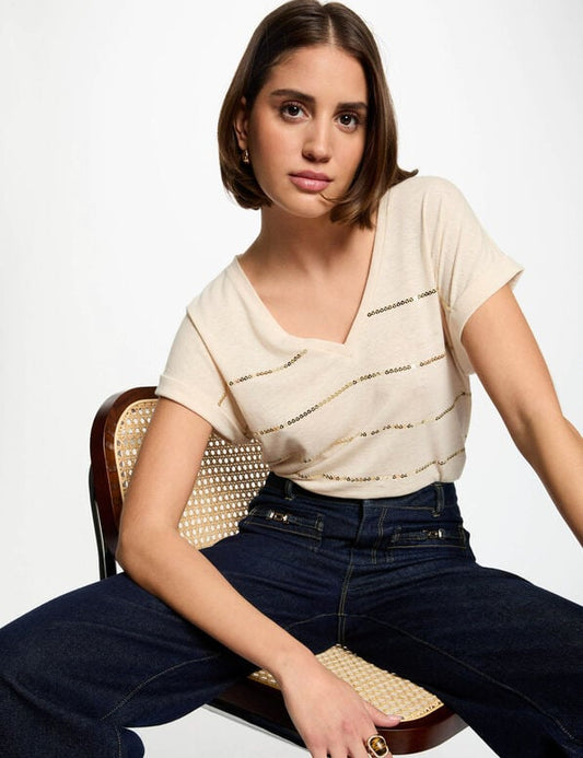 CAMISETA MUJER MANGA CORTA MORGAN 251-DORIANE