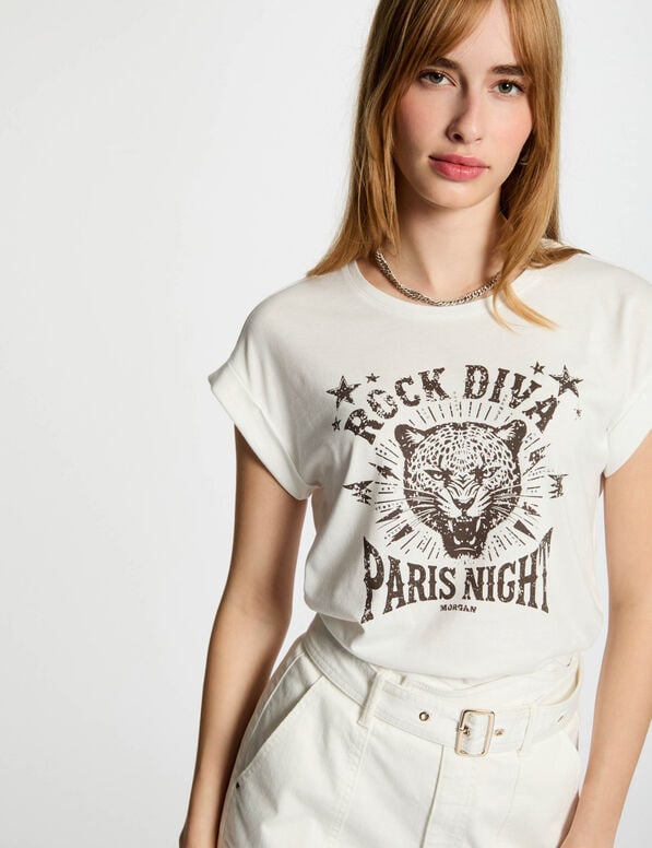 CAMISETA CON MENSAJE MORGAN 251-DIVA