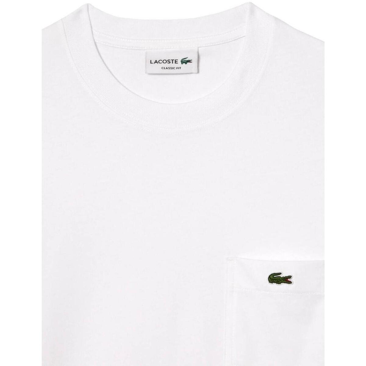 CAMISETA CON BOLSILLO LACOASTE TH2827 00