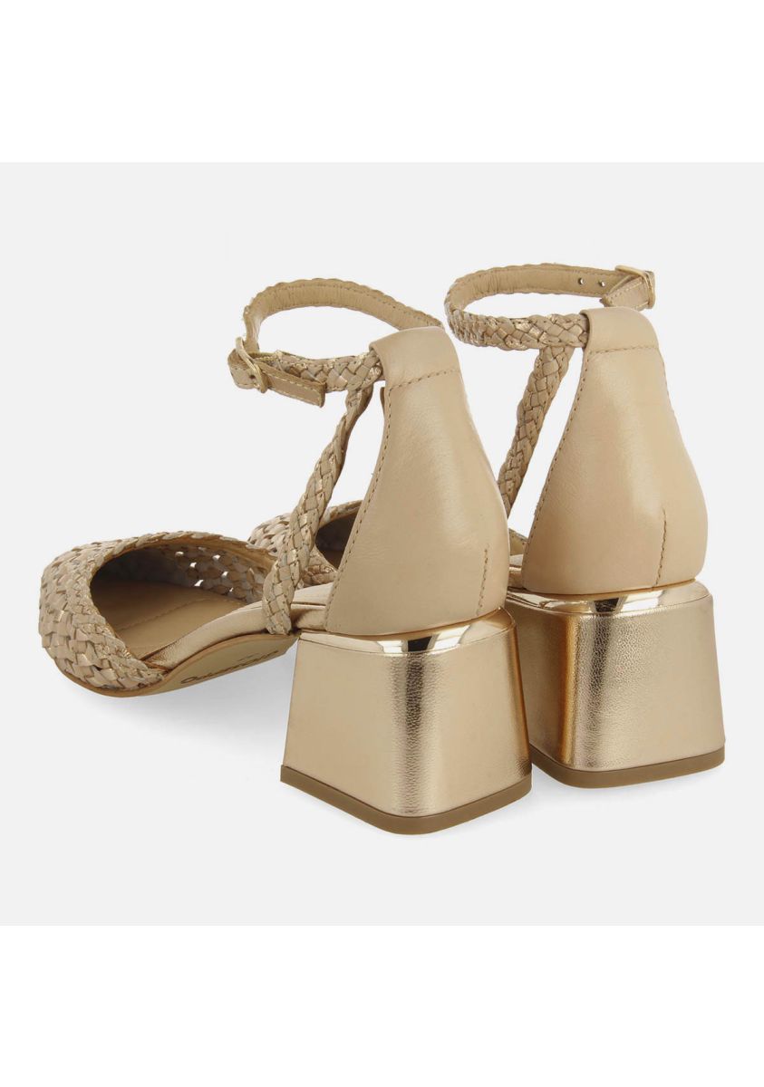 ZAPATOS DE SALÓN TRENZADO PIEL SARKAD 73647
