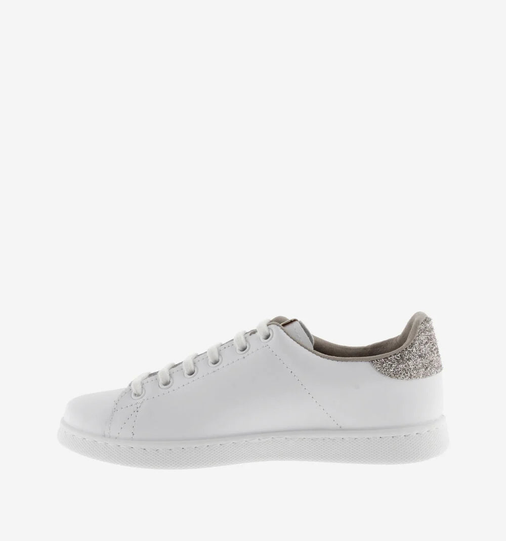 ZAPATILLAS MUJER TENIS PIEL & VIRUTAS GLITTER 125188