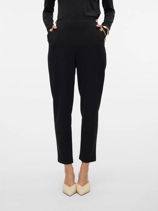 PANTALON PUNTO CON BOTONES LATERALES VERO MODA 10318362