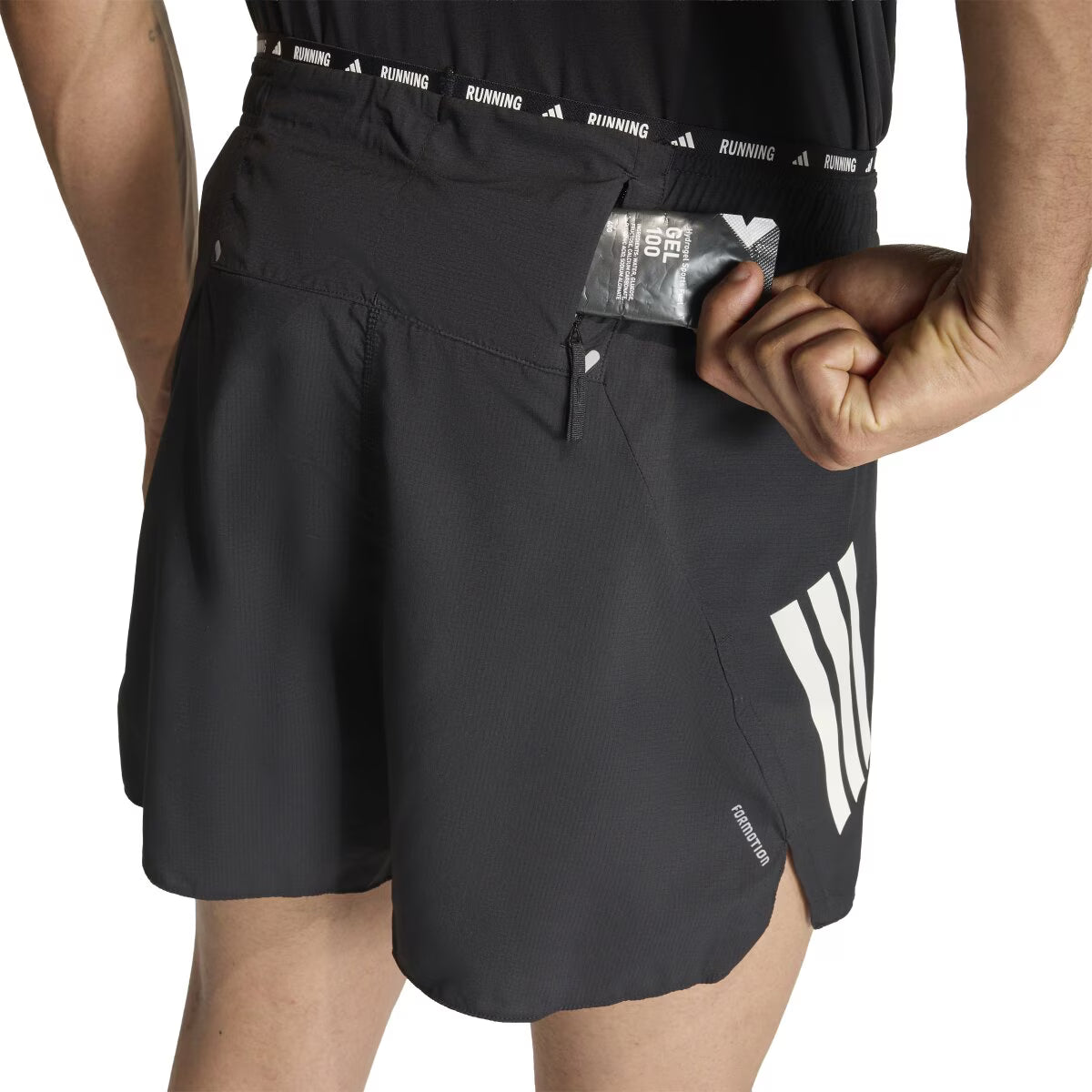 PANTALON CORTO RUNING HOMBRE ADIDAS JZ7709 BLACK